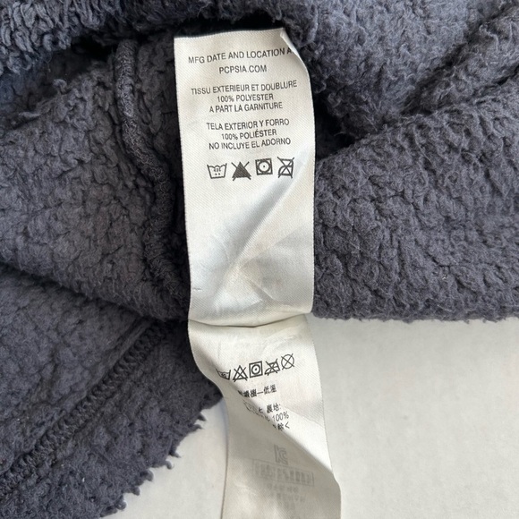 Patagonia Women's Smolder Blue Fleece Los Gatos Quarter ¼ Zip Pullover Large - Picture 11 of 12